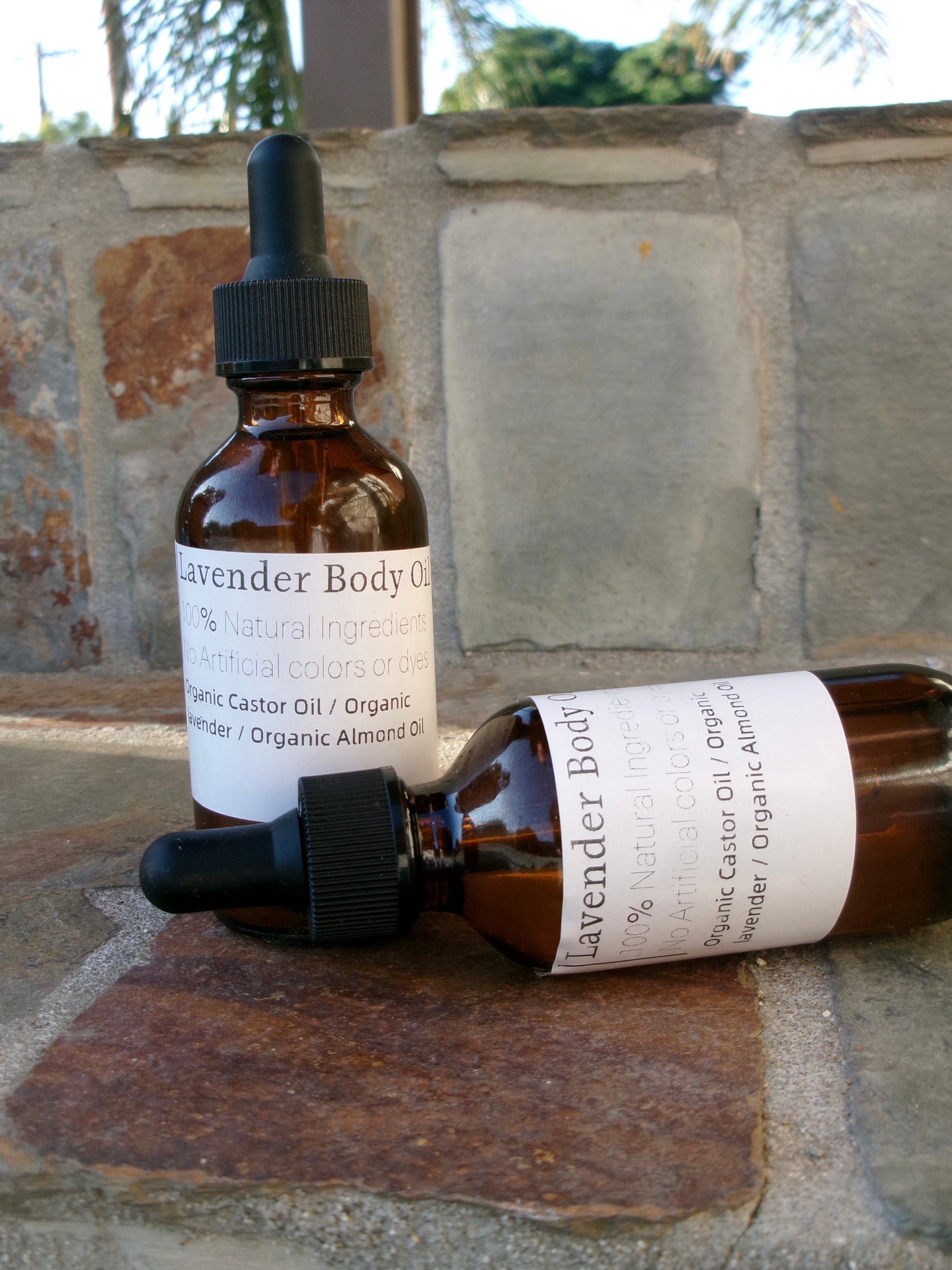 Organic Body Oil + Organic Lavender