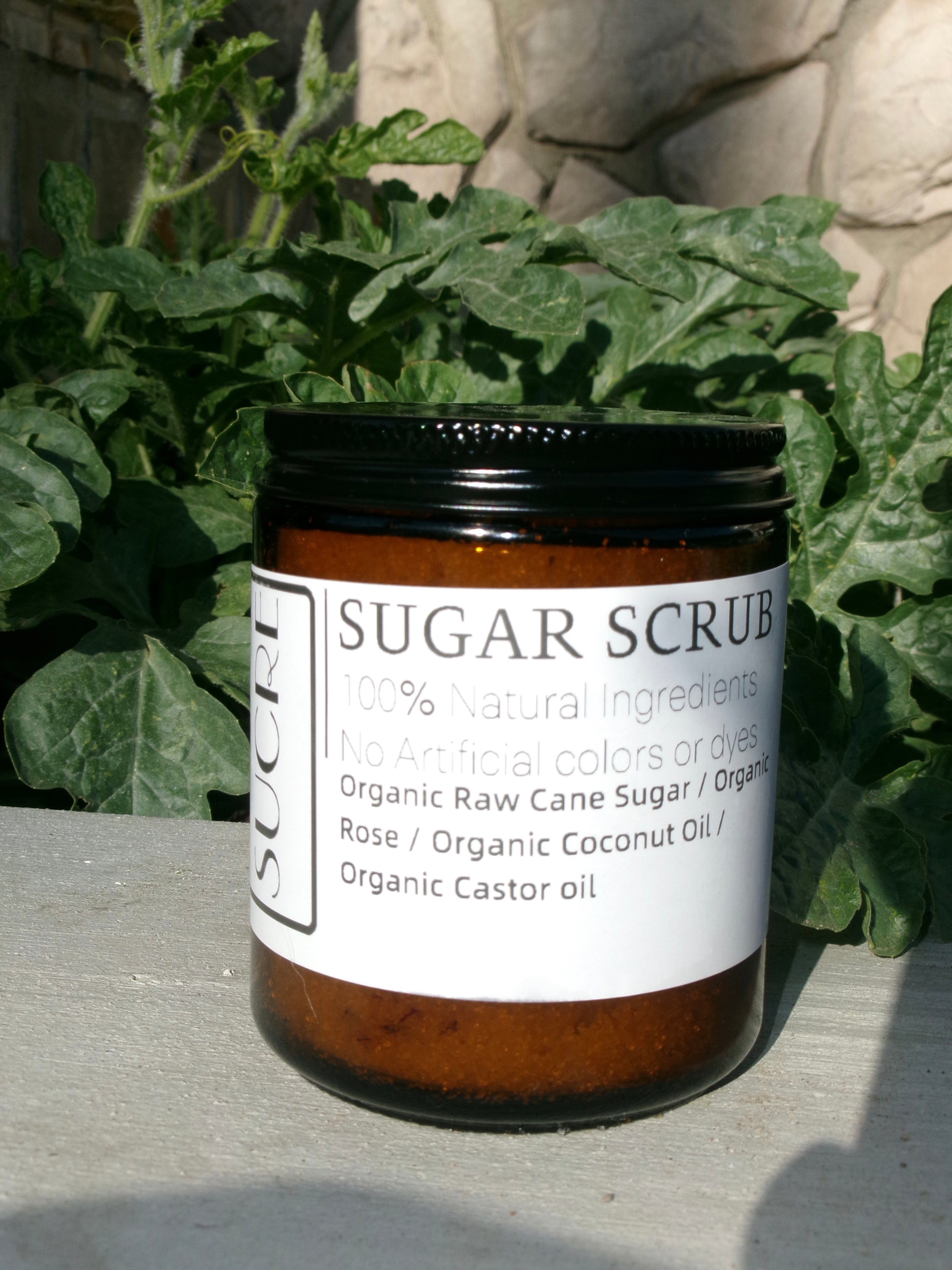 Organic Sugar Scrub + Organic Rose