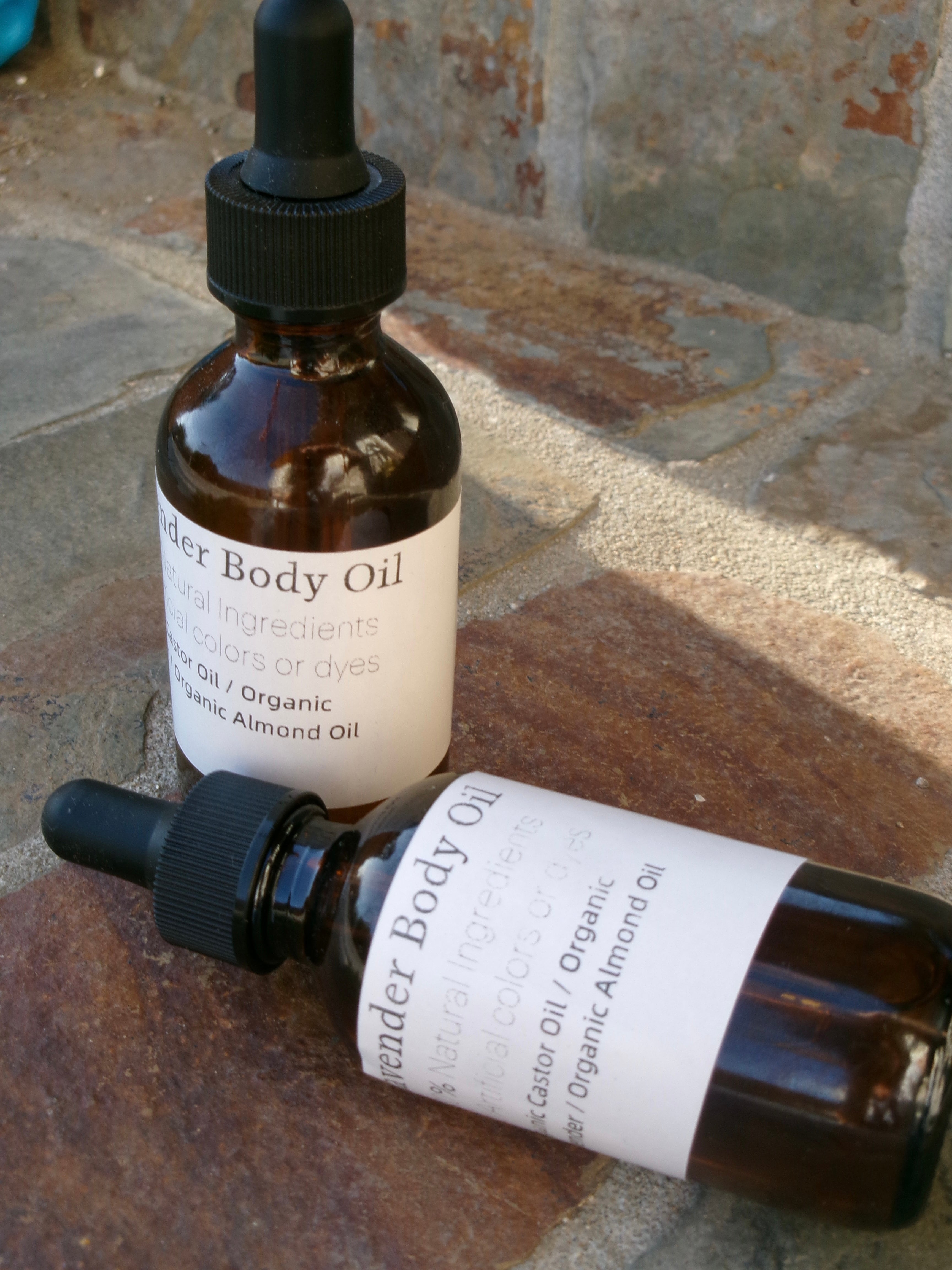 Organic Body Oil + Organic Lavender